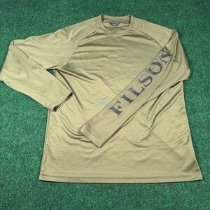 CC Filson Shirt Men’s Large Performance Barrier Tee Polyester Active Outdoor